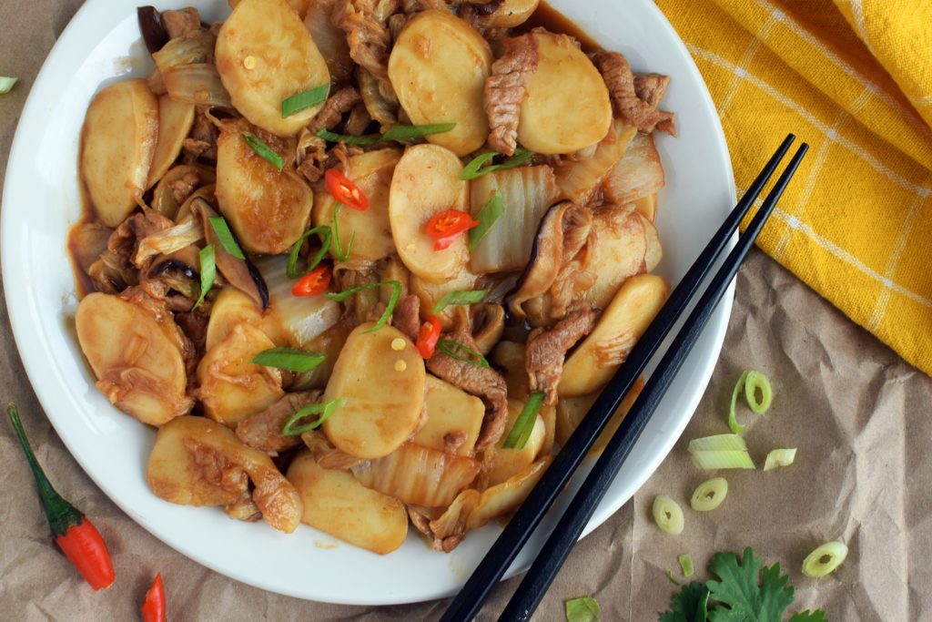 stir-fried rice cake