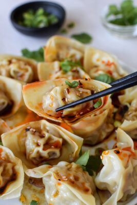 Pork + shrimp wontons