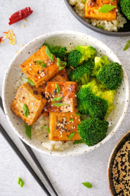 Braised tofu with five-spice powder