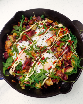 Japanese Sweet Potato Hash