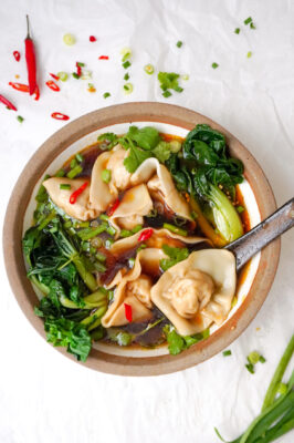 Hot and Sour Wonton Soup