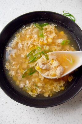 Chicken and Corn Egg Drop Soup