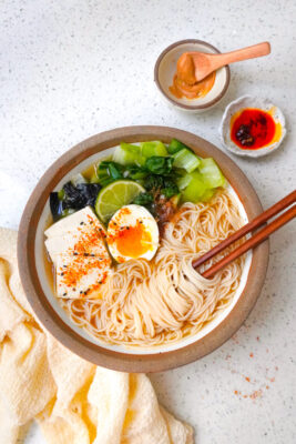 Peanut-Miso Noodle Soup