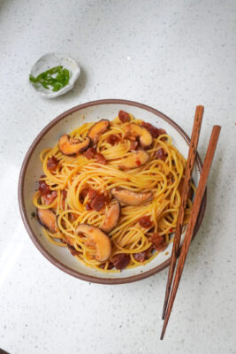 Spicy Lap Cheong Pasta