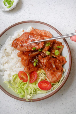 Shogayaki (ginger-fried pork)