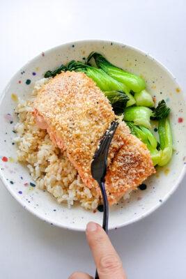 Panko-Mayo Salmon