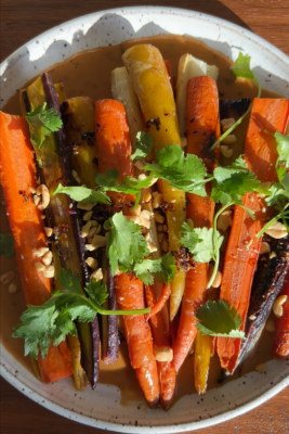 ‘dan dan’ roasted carrots