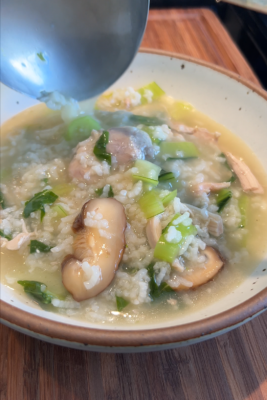 One-pot chicken and rice soup