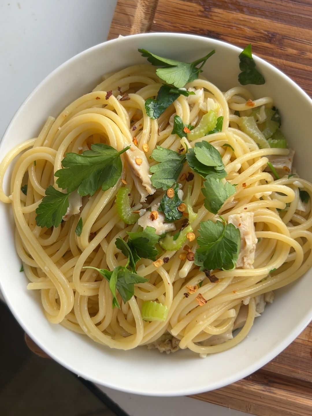 garlic clam pasta