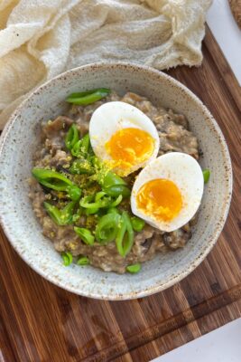 Umami Mushroom Oats (easy at-home breakfast)