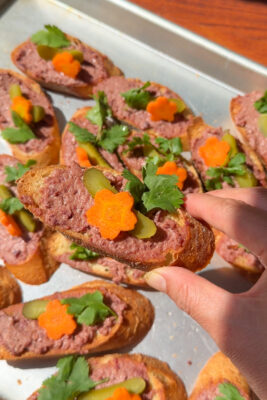 vietnamese pate crostini